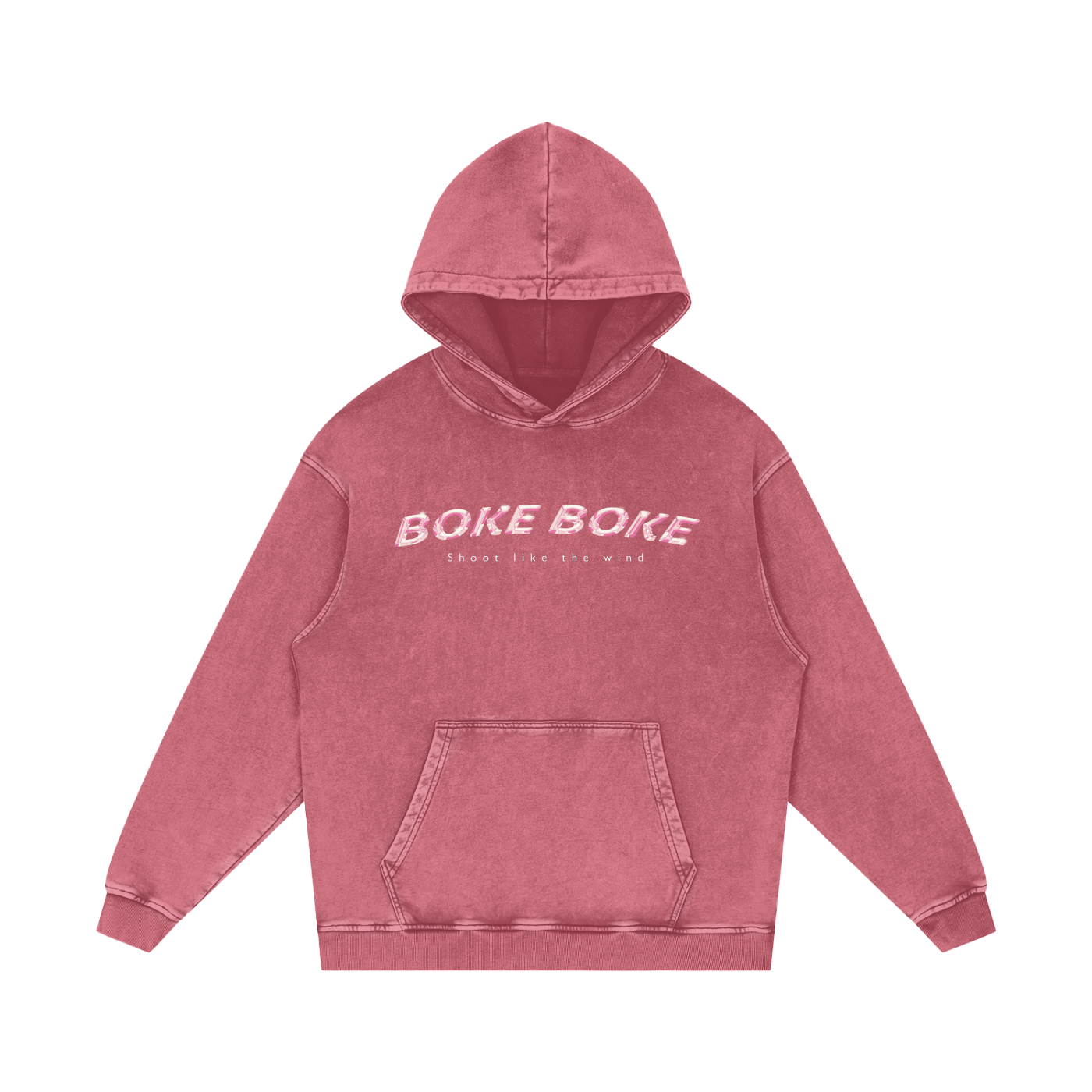 Boke Pink Snow Sparkle Hoodie
