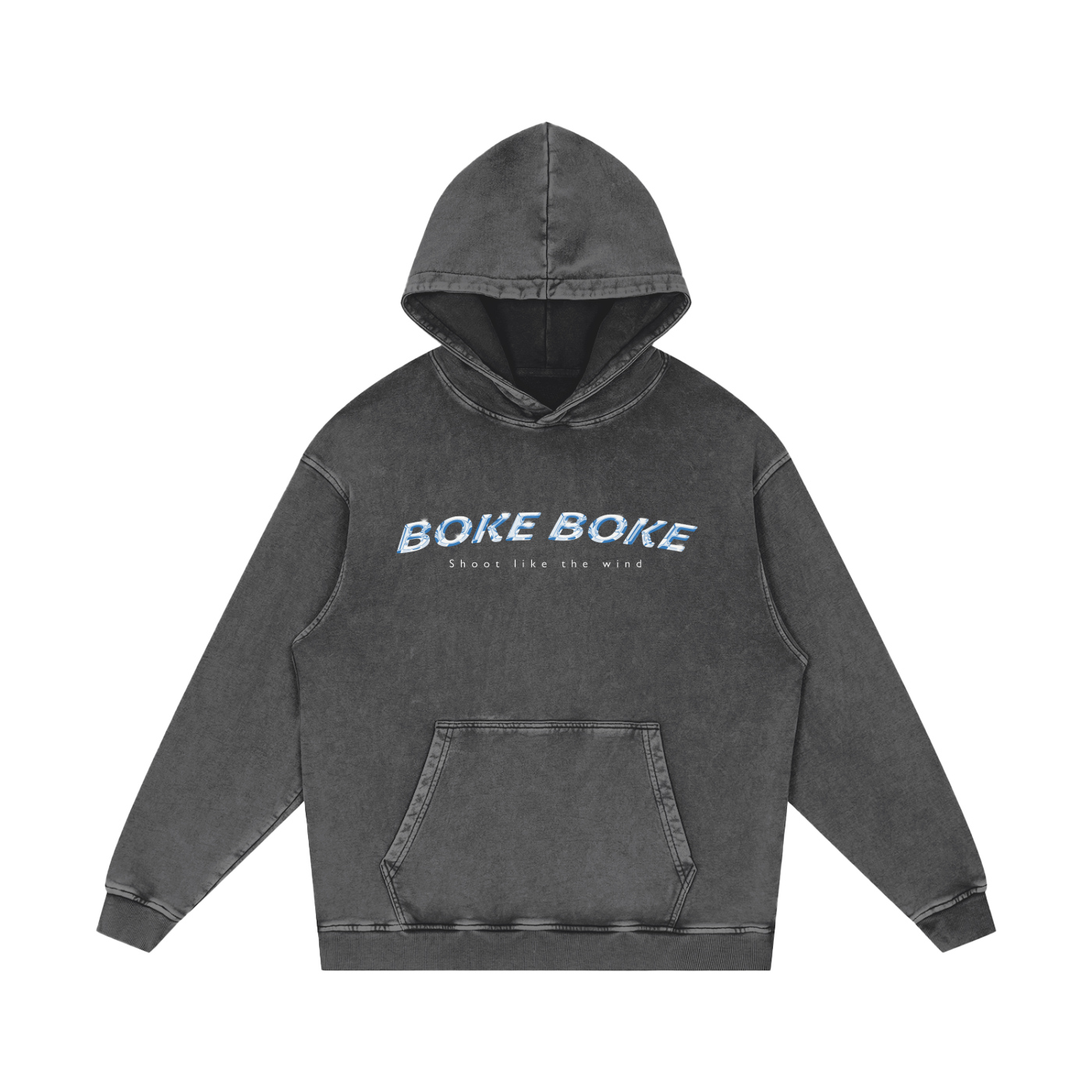 Boke Blue Snow Sparkle Hoodie