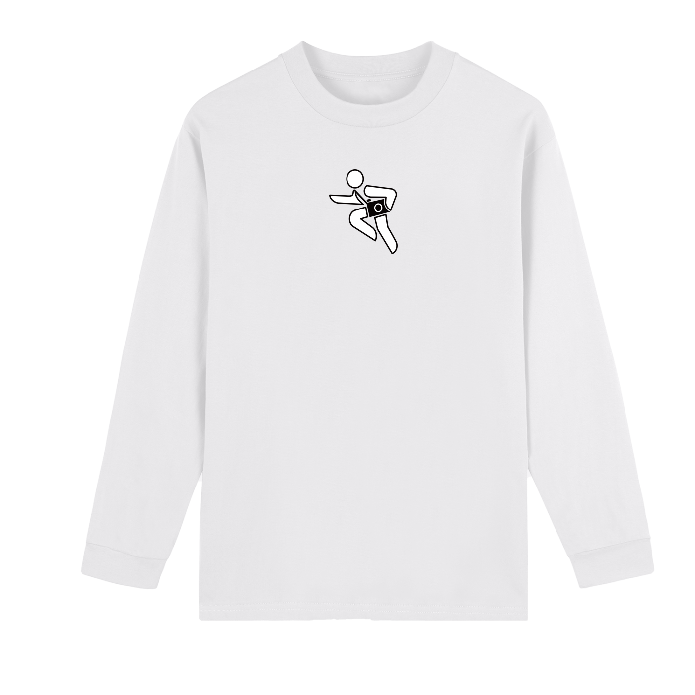 Crew Neck Drop Shoulder Long Sleeve Shirt