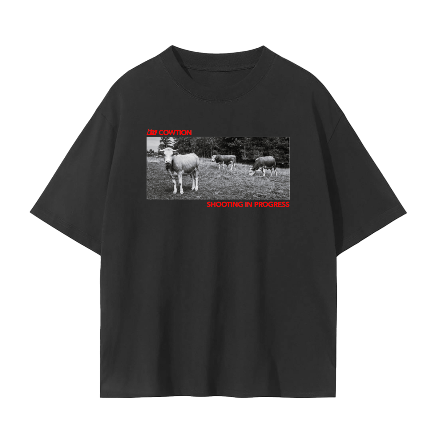 Cowtion Shooting in Progress T-Shirt